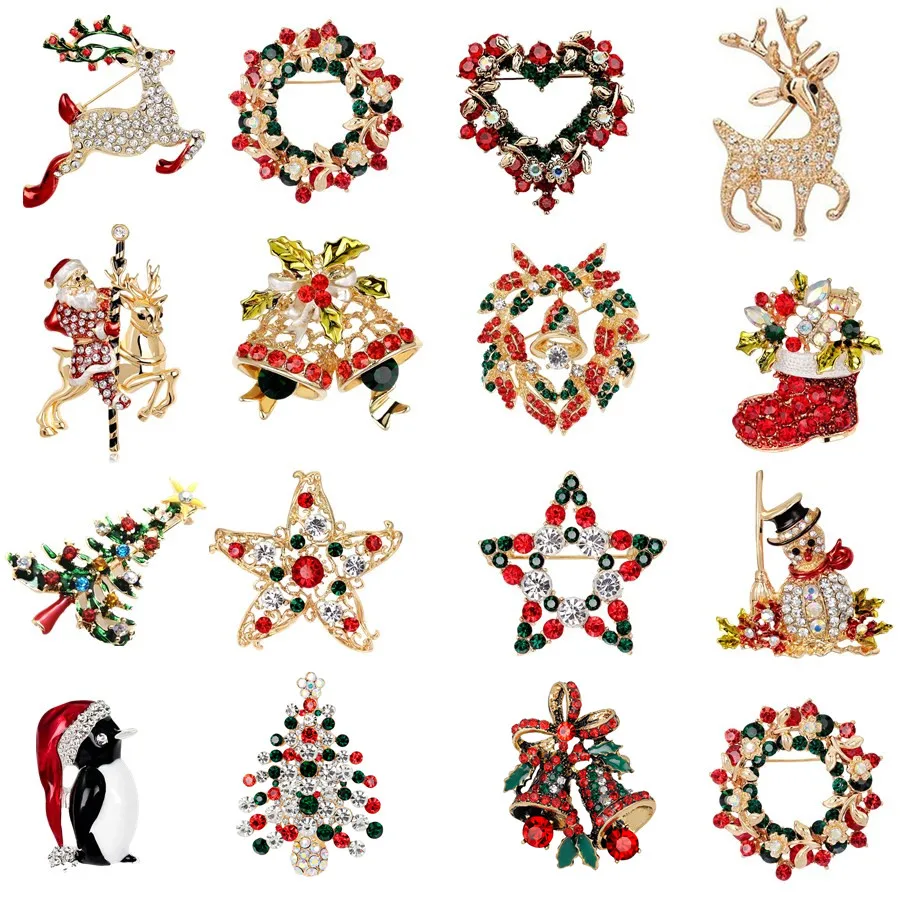 Красивая модная брошь в виде ботинок на Новый год и Рождество|Броши| |