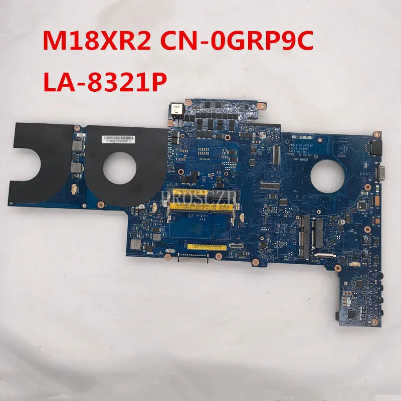 Высококачественная материнская плата для ноутбука M18X R2 CN-0GRP9C 0GRP9C GRP9C QBR10 LA-8321P HM75 |