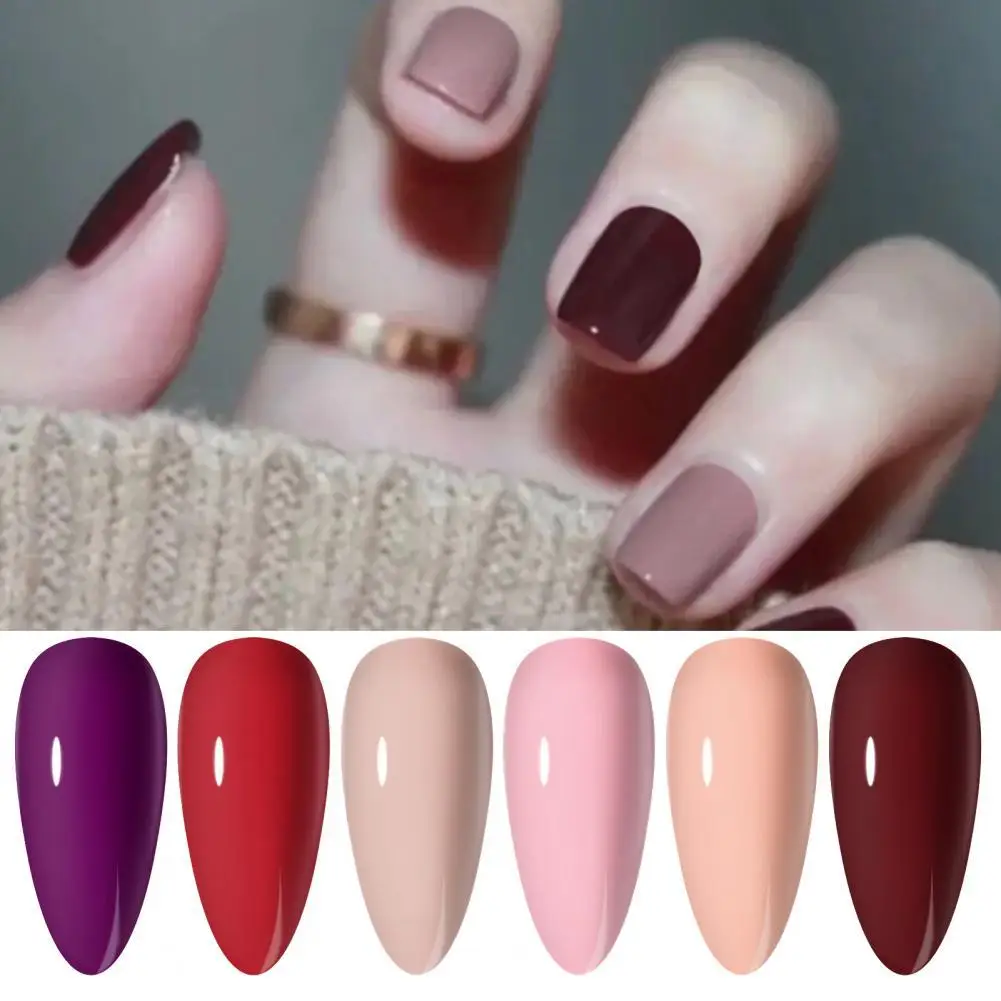 

8ml/Bottle Nail Vernis Kit Water-proof Drying Quickly DIY Nail Art Long Lasting Manicure Soak Off Nail Gel Polish Set for Salon