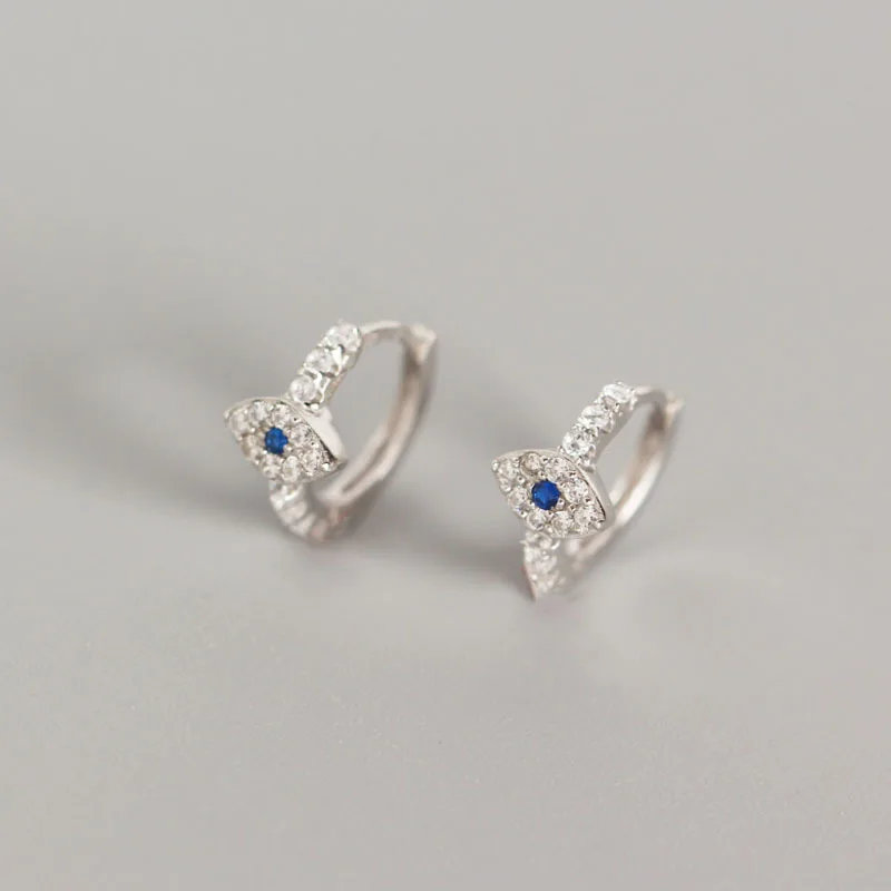 Женские мини серьги с голубыми глазами ying Vahine маленькие гвоздики из 100%