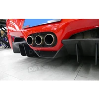 For Ferrari 458 2011-2014 Rear Lip Diffuser Carbon Fiber  FRP Bumper Fins Shark Diffuser Spoiler Car Styling