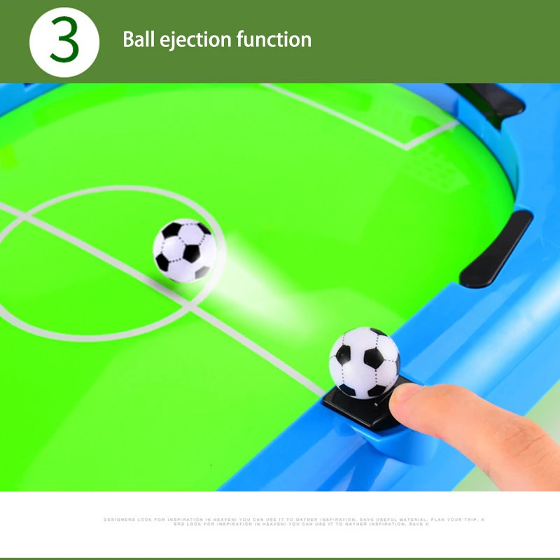 

2020 Novel Mini Tabletop Table Soccer Toy Shooting Defending Board Game Football Sport Match Kids Preschool Play Ball Toys Gift