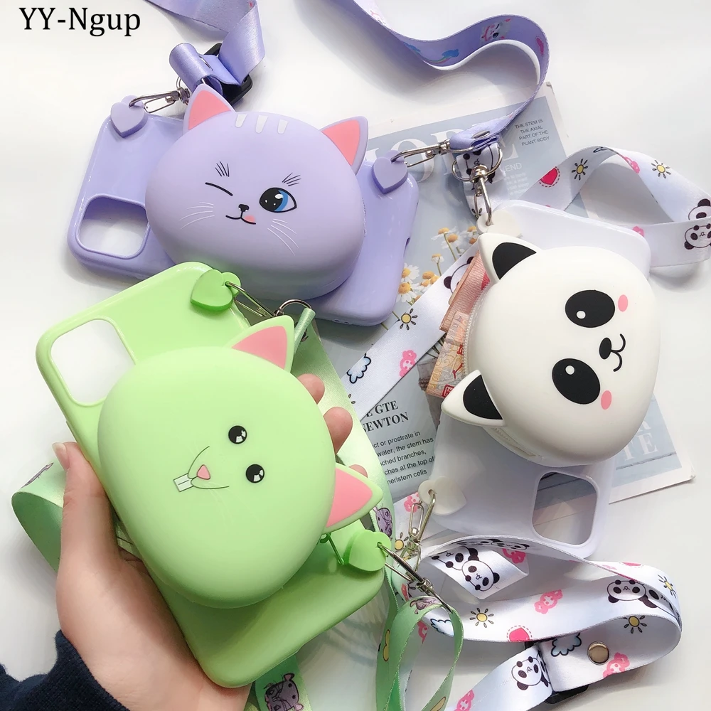 Чехол-кошелек для Redmi 6a, 7a, 8a, чехол для Xiaomi Redmi 8, чехол Kawaii, 3D, сделай сам, силиконовый чехол для Xiaomi Redmi 6, 7, 8, 6A, чехол с ремешком
