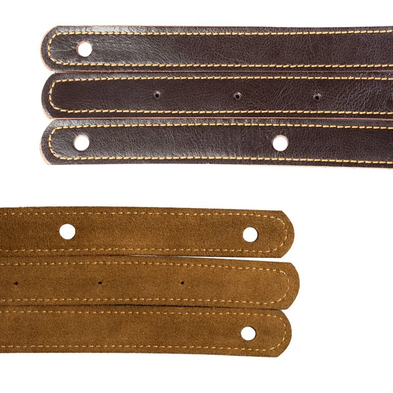 

NAOMI Vintage Style Sheepskin Padded Adjustable Leather Shoulder Guitar Strap