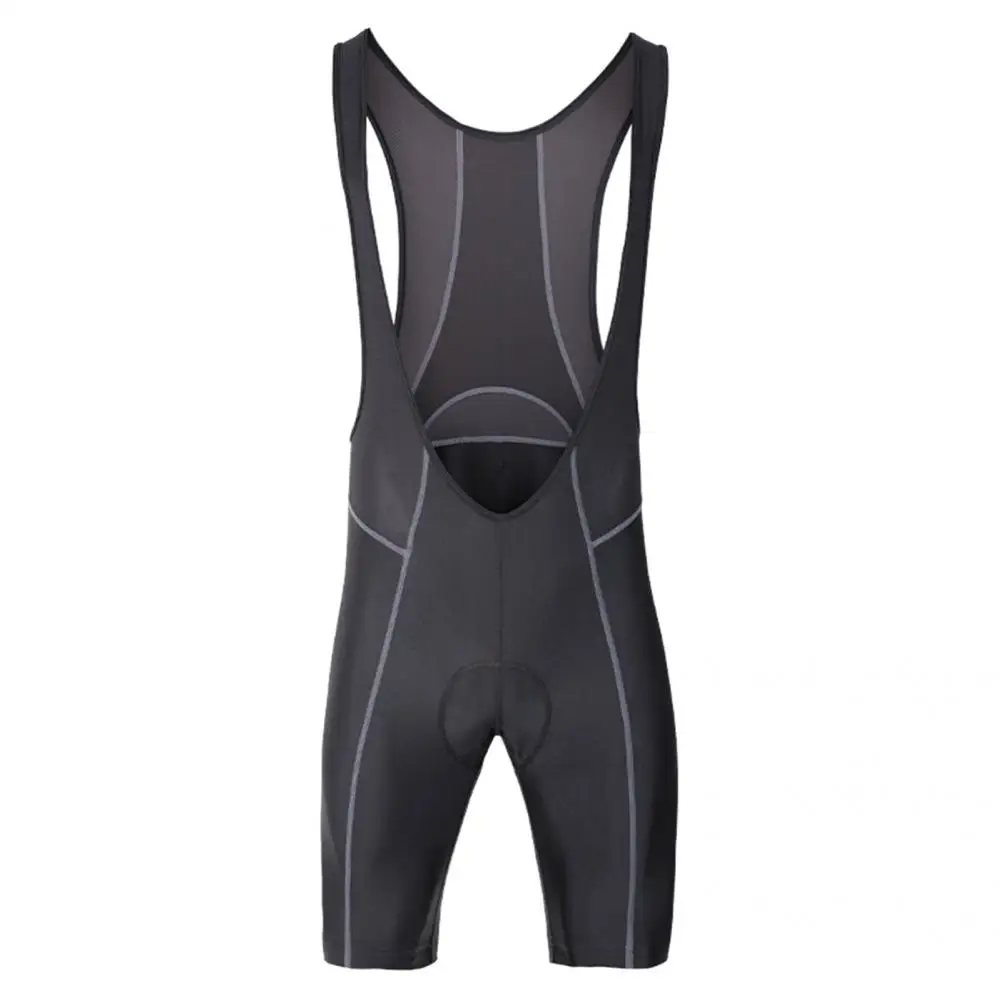 

Fit Chic Shockproof Strap Cycling Pants Solid Color Cycling Shorts Sport for Men