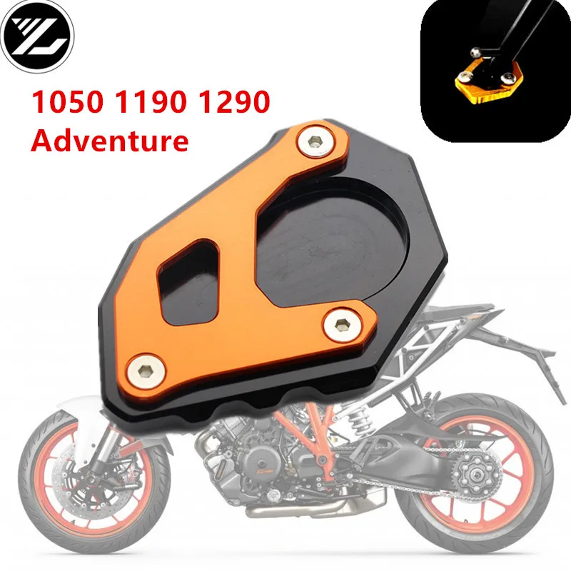 

Мотоцикл с ЧПУ ножкой подставка удлинитель пластина боковая подставка увеличитель для KTM 1050 1090 1190 1290 Приключения Adv 2007-2015 2016