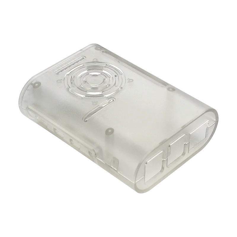 Чехол Raspberry Pi 4 ABS черная прозрачная коробка пластиковый защитный корпус