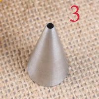 3 fine slice writing drawing cream decorating mouth stainless steel inside and outside seamless baking diy tool small number