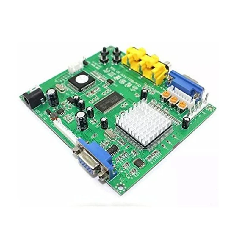 Для аркадных игр плата преобразователя сигнала CGA/YUV/EGA/RGB в VGA HD (двойной выход)