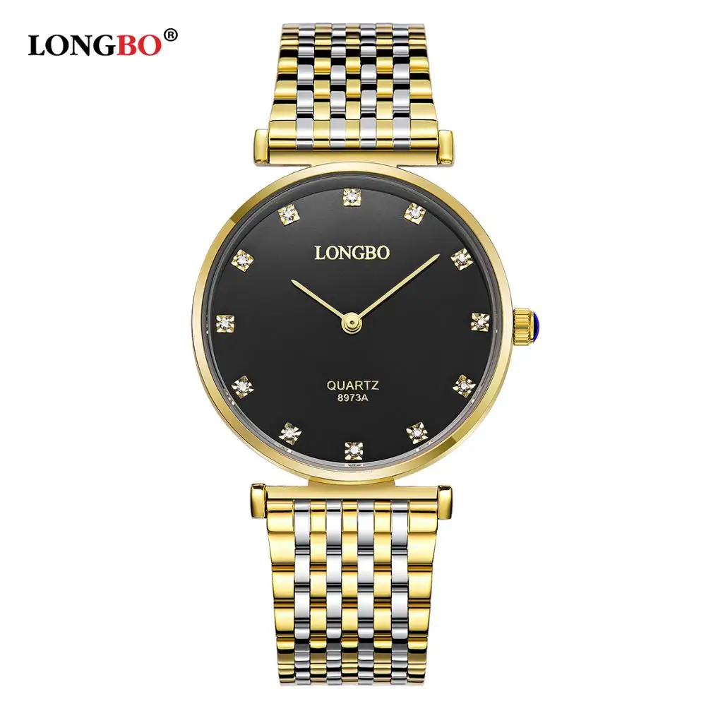 LONGBO брендовые модные роскошные парные часы в деловом стиле для влюбленных мужчин