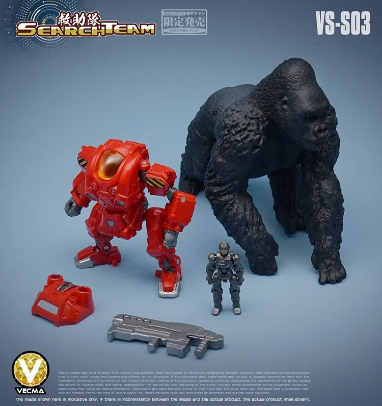 VS-S03 Lost Planet Питание костюм MFT GFL-01 CG01MM001 DA20DA-23 DA24 DA26AB DA09 DA25 MS-SAT04 05 трансформации робот фигурку - Цвет: VS-S03