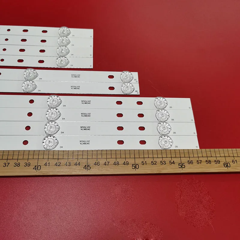 

LED Backlight strip 5/4 lamps For JS-D-JP5520-A41EC B51EC C51EC (60416) MS-L0956 6V/LED AKAI 55'' TV AKTV551