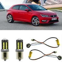 fog lamps for seat leon sc 5f5 coupe stop lamp reverse back up bulb front rear turn signal error free 2pc
