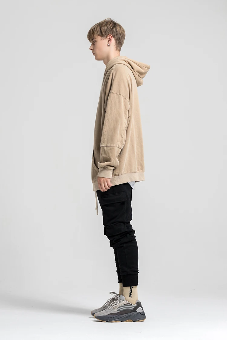 Толстовка QoolXCWear 2019 Оверсайз в стиле хип-хоп Повседневная Уличная одежда для