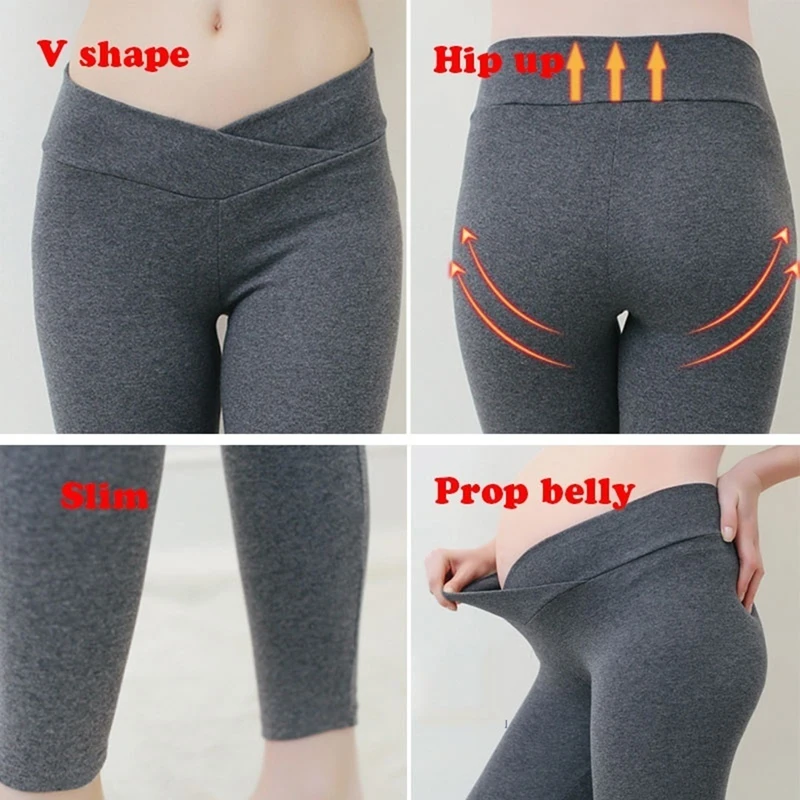 Леггинсы Across V для беременных женщин с заниженной талией облегающие брюки на