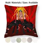 Наволочка для подушки Фирменная Nikki Naroto, наволочка для подушки, хлопчатобумажная льняная наволочка для фирмы Nikki, картонная наволочка для фильмов о монге