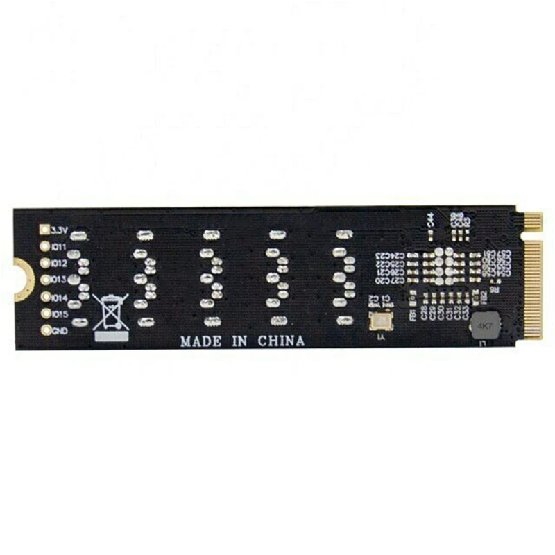 адаптер pcie x2 m 2 key m на 5 портов sata 30 карт
