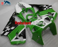 aftermarket hulls for kawasaki ninja zx7r 1996 1997 1998 1999 2000 2001 2002 2003 green black white motorbike fairings