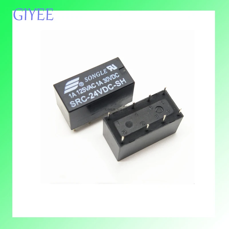 5 шт., реле Φ 5V 12V 24V 8PIN 1A 125VAC