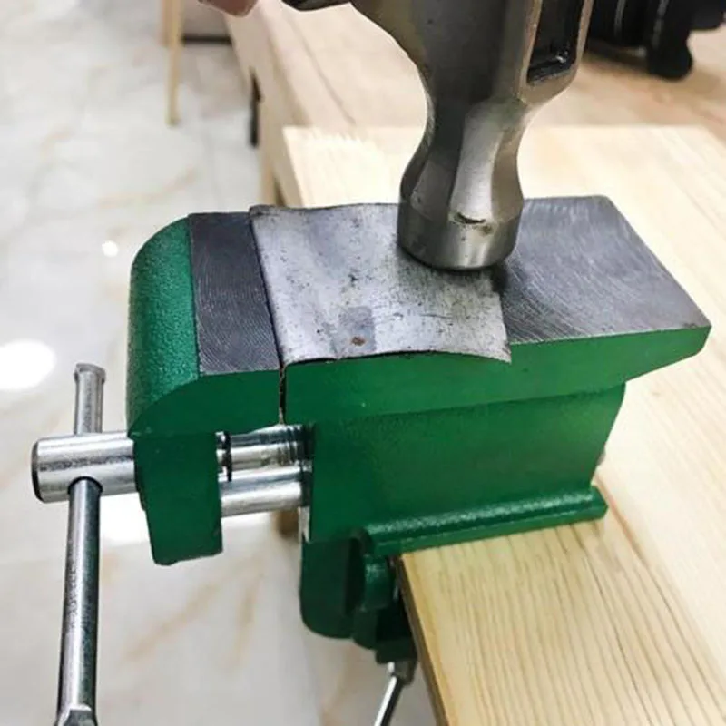 

Woodworking Iron Metal Table Vise Bench Vice Desktop DIY Fixture Tool Durable