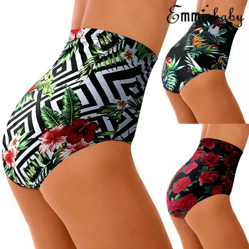 Женский летний купальник с высокой талией бикини танкини короткие плавки