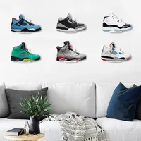 Shoes Stand Clear Floating Sneaker Shelves Wall Mounted Shoes Holder Shoe Display Shelf Acrylic Sneaker Rack