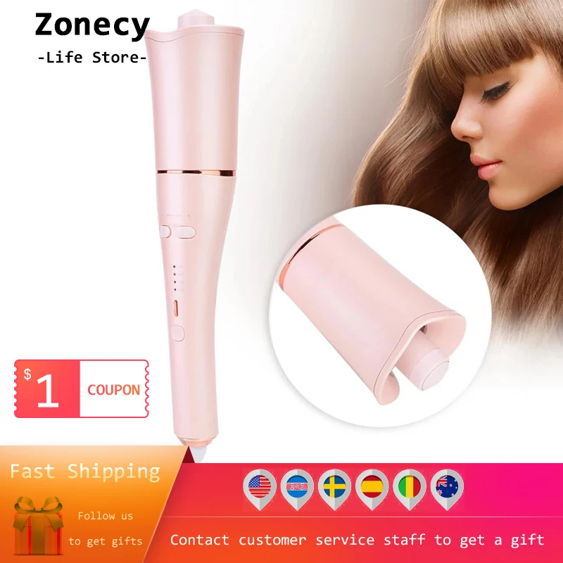 Автоматические бигуди для волос автоматические вращающиеся керамические