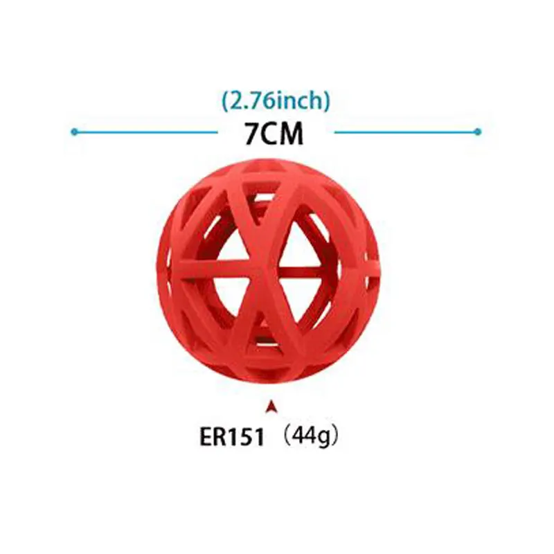 Резиновые жевательные игрушки для собак больших и средних полые шарики