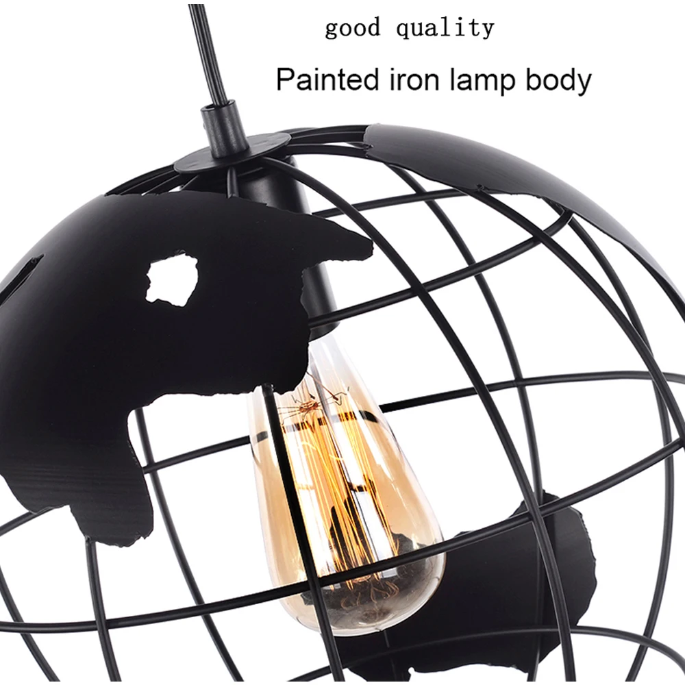 Подвесные светильники в железную клетку цветные металлические комнатные лампы