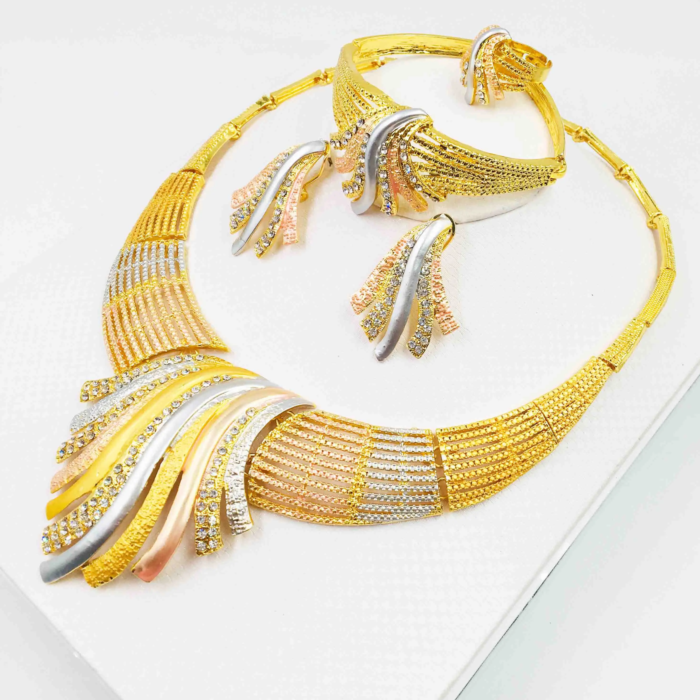 Южная Африка Дубай Ювелирная коллекция большое ожерелье Классическая мода форма