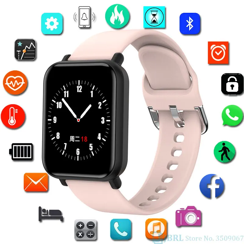 Сенсорные цифровые часы женские спортивные мужские электронные светодиодные