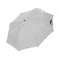 outdoor compact wave pattern windproof folding umbrella sun protection uv umbrella male and female rain umbrella for women