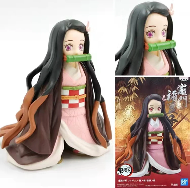 

In Stock Original Banpresto Demon Slayer Kimetsu No Yaiba Kid Kamado Nezuko Action Figure Model Toys Anime Figurals Brinquedos