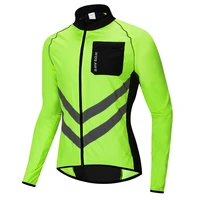 cycling reflective windproof jacket high visibility multifunction jersey road mtb bike bicycle quick dry rain coat windbreaker