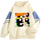 Толстовка с капюшоном для девочек и мужчин, милый Повседневный Модный свитшот в стиле аниме, уличная одежда унисекс, бархатная футболка оверсайз в стиле Харадзюку