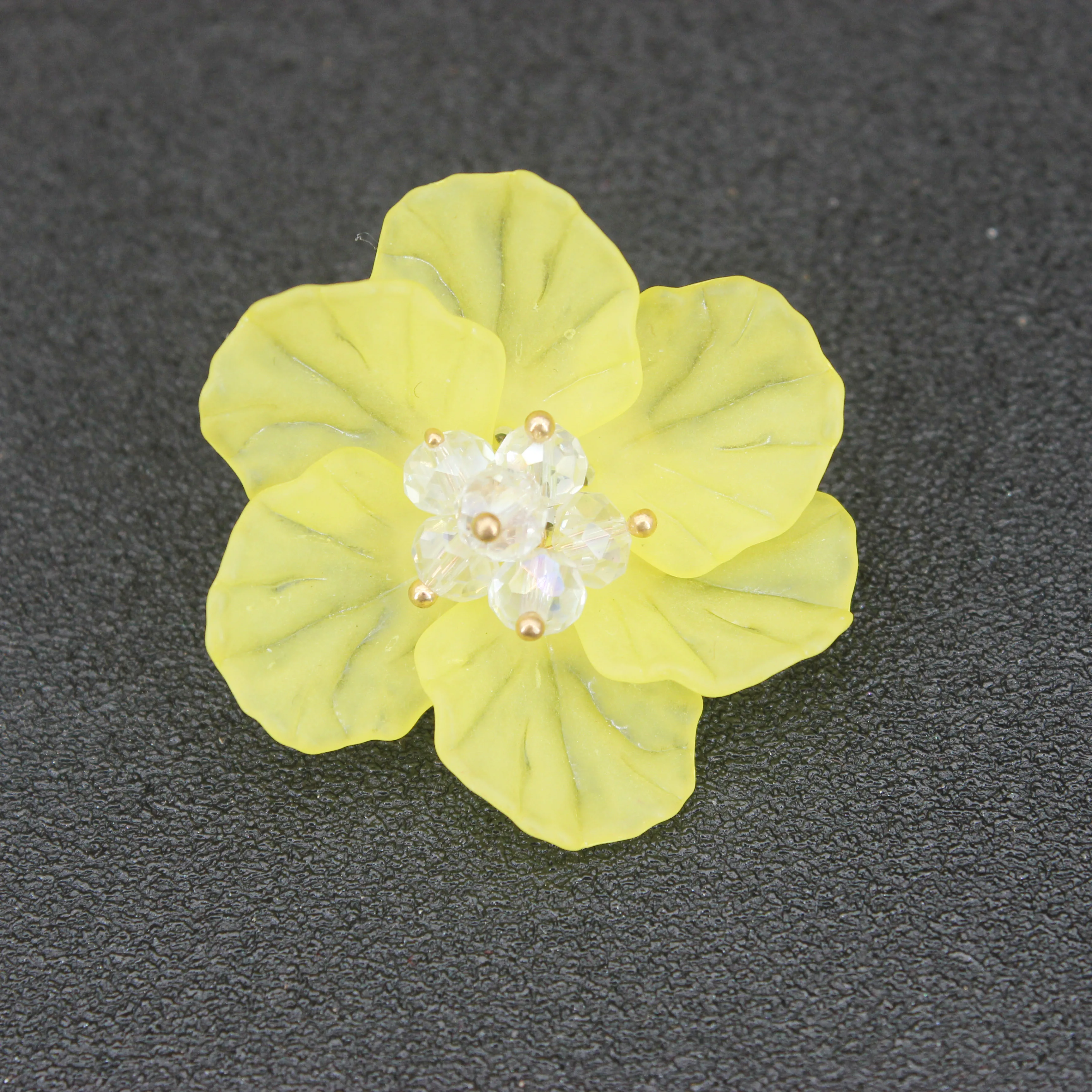 Очаровательная брошь в виде цветка булавка бусин с кристаллами для корсета