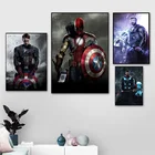 5D алмазная живопись Marvel Мстители Железный человек Человек-паук постер фильма Набор для вышивки крестом полная вышивка Мозаика Искусство домашний декор