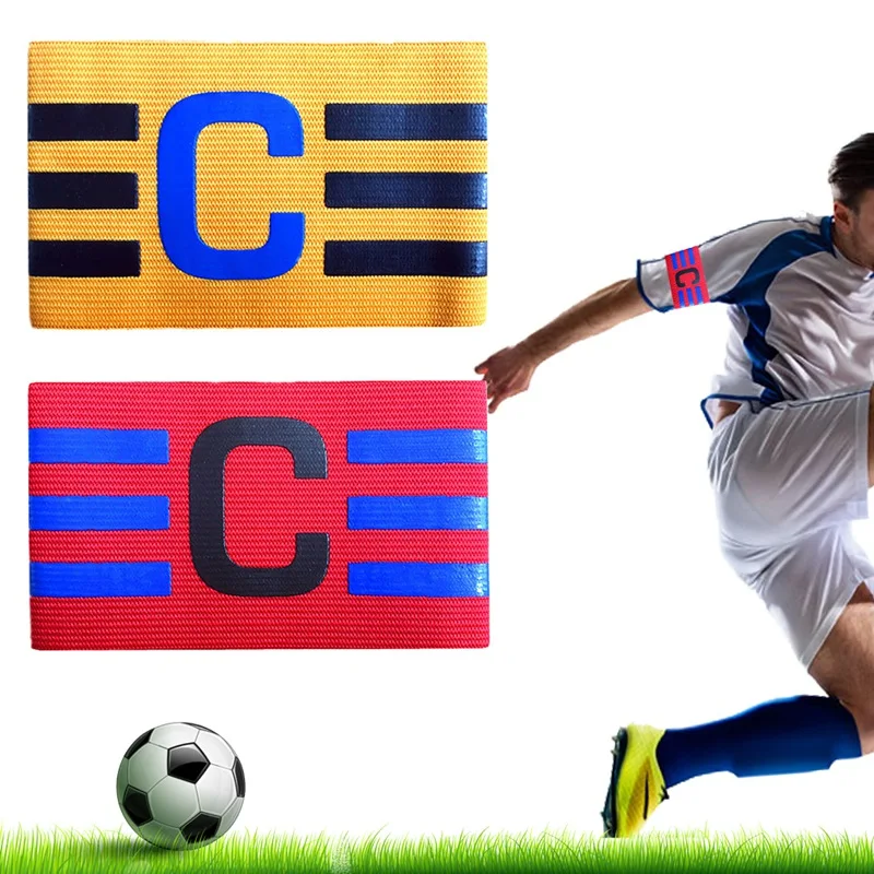 

Soccer Football Armband Adult Children Durable Armband Captain Sports Bands Team Exercise Breathable Elastic Armbag