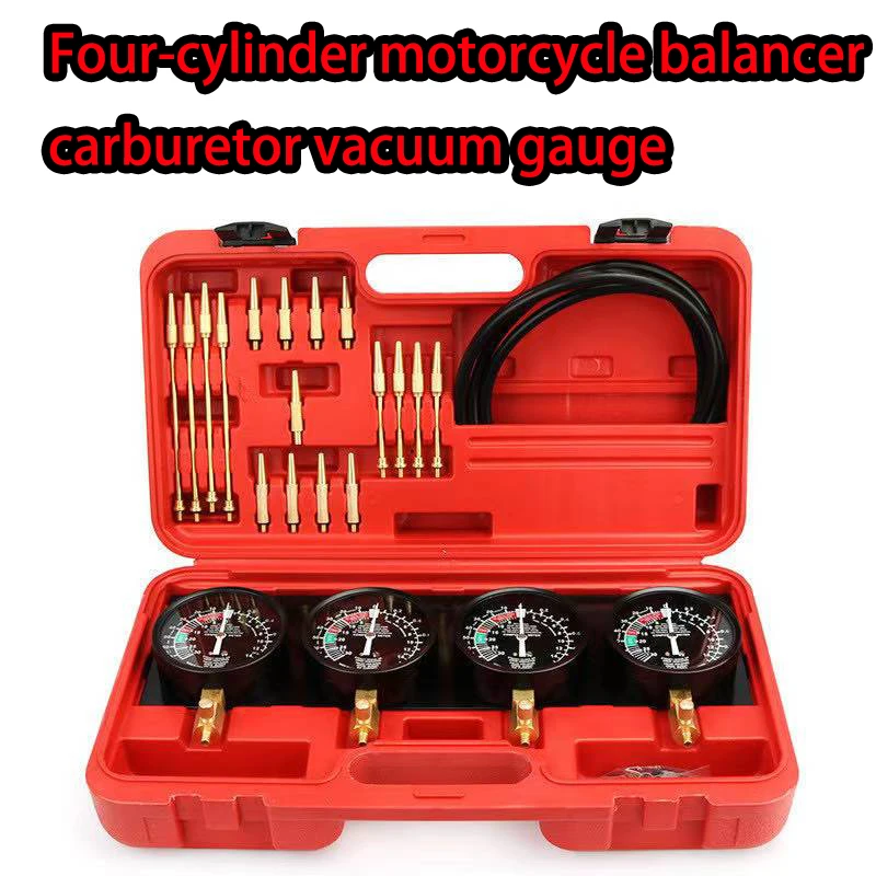 

Motorcycle Fuel Vacuum Carburetor Synchronization Tool Fuel Vacuum Carburetor Synchro Carb Sync 4 Gauge Vacuum Balancer Gauge