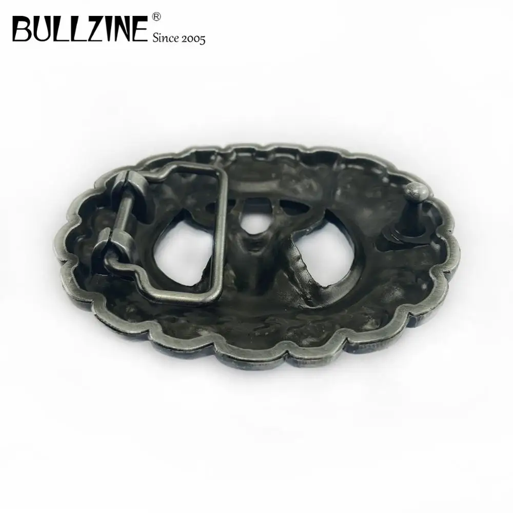 В Bullzine олень пряжки ремня с оловянной отделкой FP 02454 подходит для детей на возраст