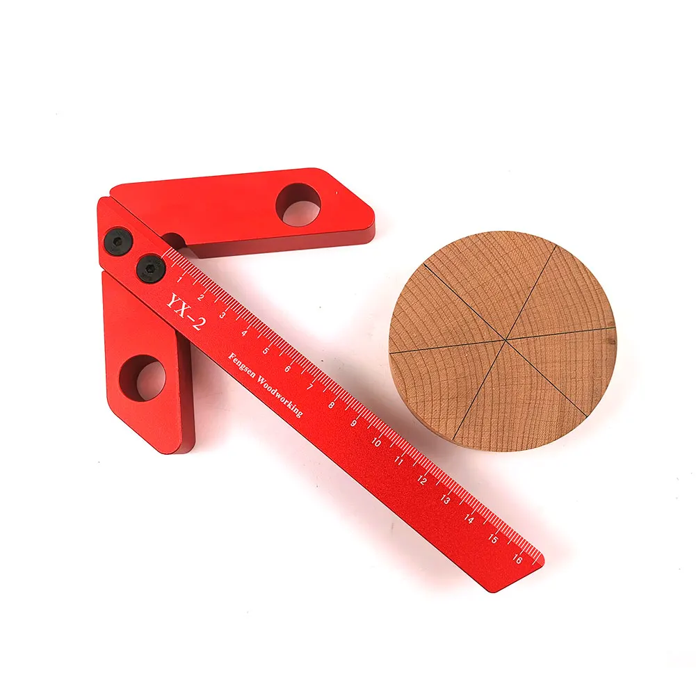 

Прямоугольный точный портативный центроискатель, линейный измерительный прибор для столярных работ, стандартный алюминиевый сплав, 45/90 гр...