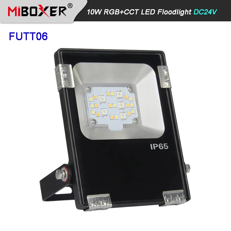

Miboxer DC 24V FUTT06 10W RGB+CCT LED Floodlight Waterproof IP65 RGB LED Outdoor Light Garden lamp Green space/Park