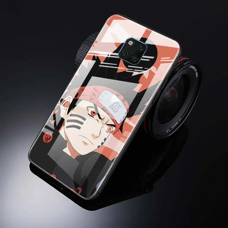 

Naruto Tempered Glass Phone Case For Huawei Y9a Y6 Y7 Y9 2019 Y8p Y6p Mate 20 10 30 Lite 40 Pro Cover Coque Fundas