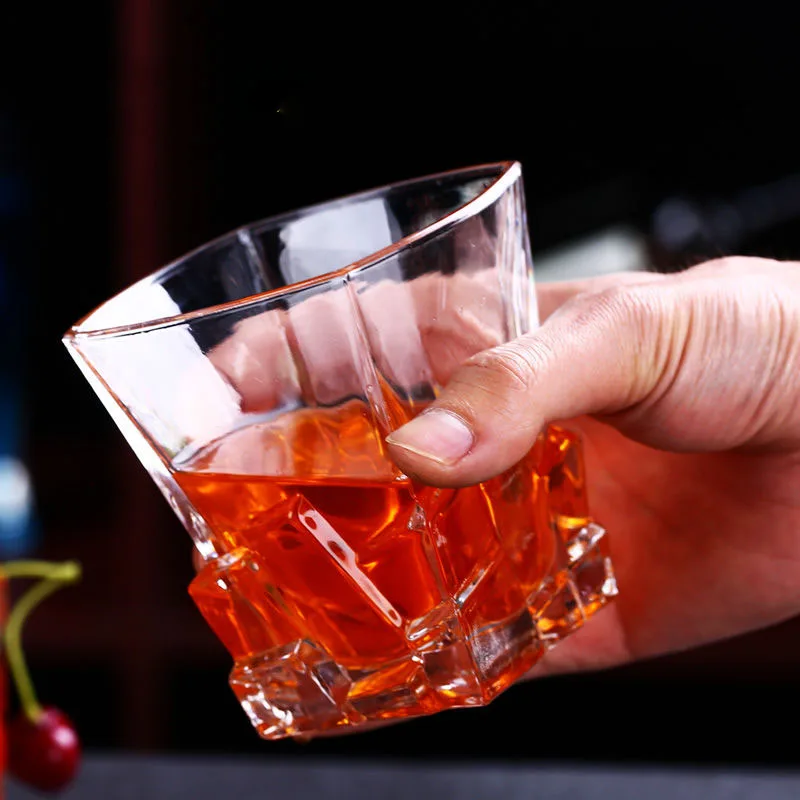 Хрустальный бокал для виски Бокал вина пива белого спирта домашний в европейском