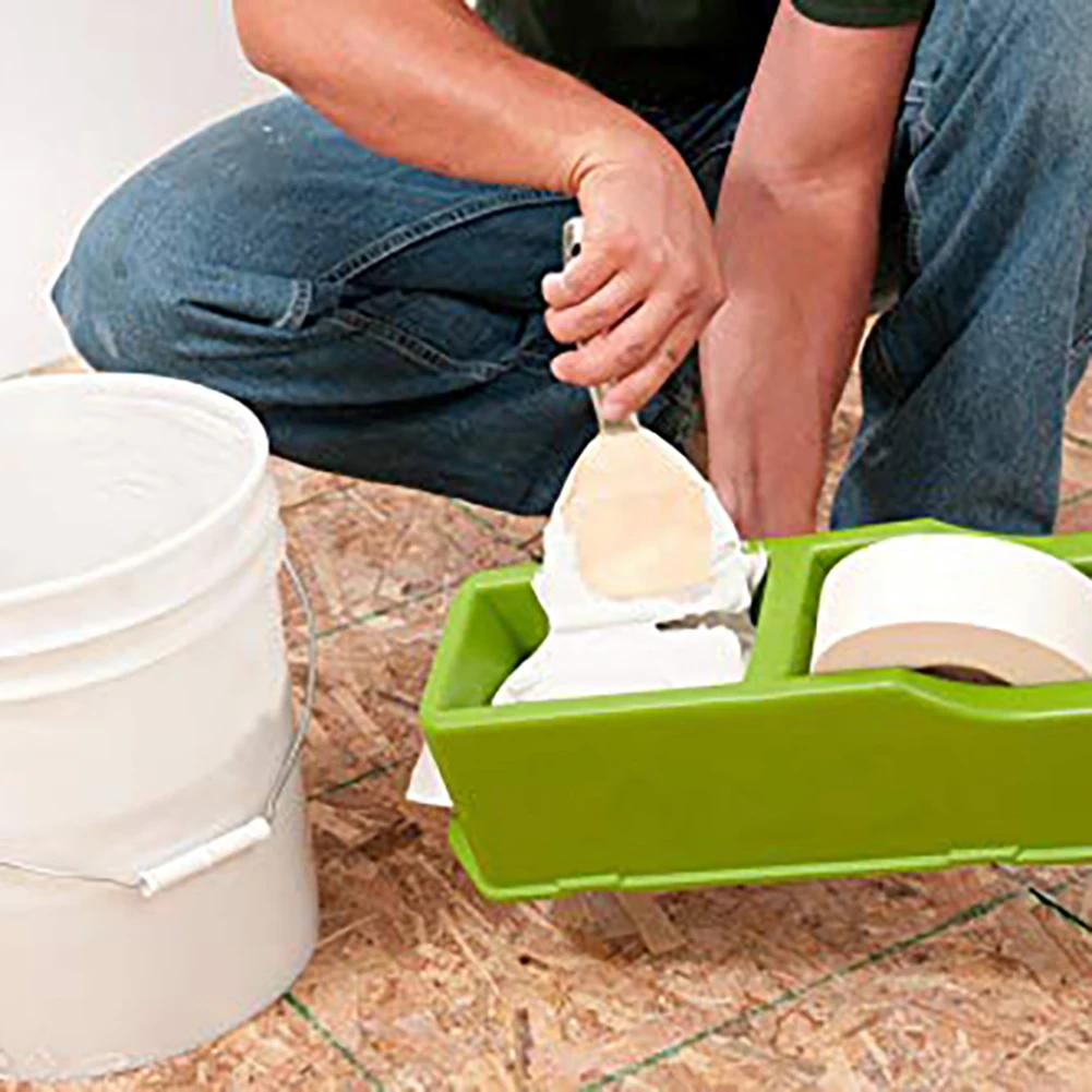 

Plastic Drywall Taping Tool Mess Free DIY One Step Drywall Tape and Joint Compound Application Cover and Repair Edges Corners