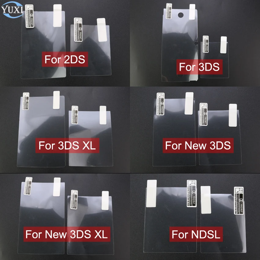 Прозрачная защитная пленка YuXi для NDSL 2DS New 3DS XL LL - купить по выгодной цене |