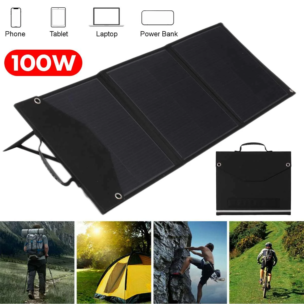 

iMars SP-B100 100W 19V Solar Panel Outdoor Waterproof Monocrystalline Solar Power Cell Battery Charger Outdoor Waterproof PET