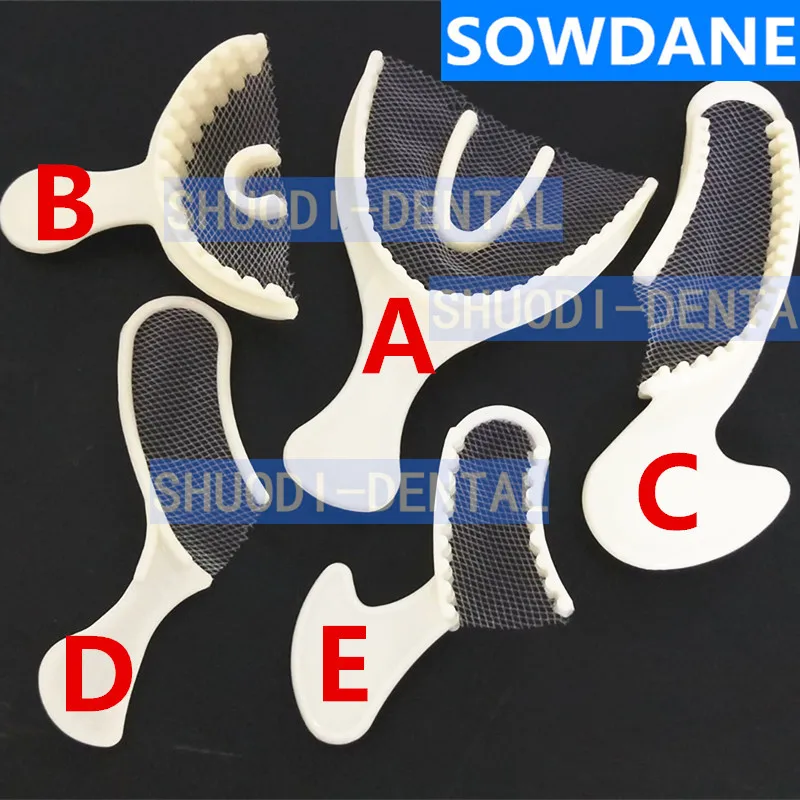 5 шт. зубные впечатления лоток одноразовые Пластик регистрации прикуса Лотки с