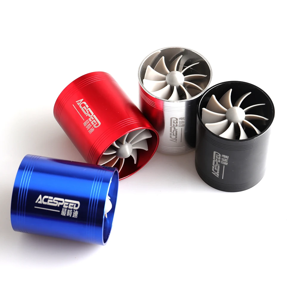 Автомобильная турбина супер зарядное устройство турбо двойной воздушный фильтр