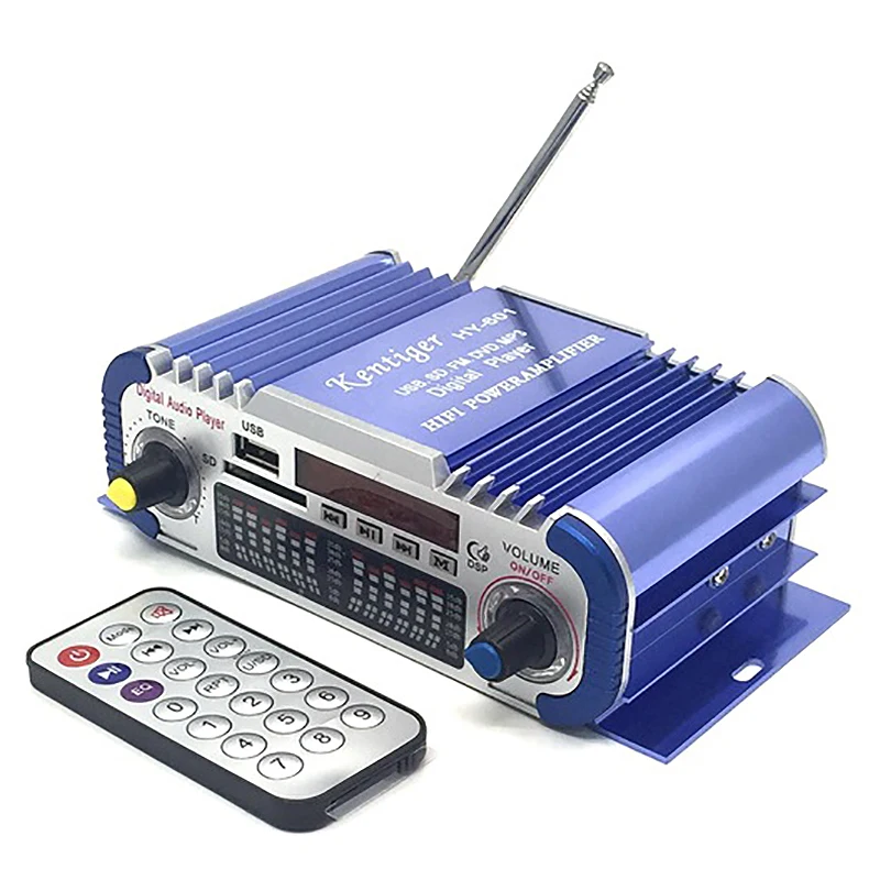 Kentiger HY 601 цифровой Hi Fi Авто Стерео усилитель мощности USB SD плеер Dac|MP3-плееры| |